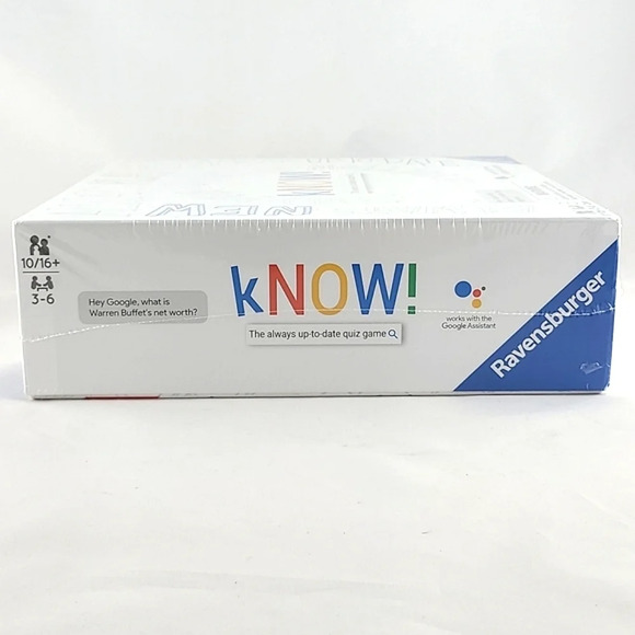 Ravensburger kNOW The Always Up-To-Date Quiz Game Google  Assistant - Picture 5 of 13